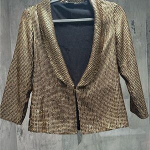 Gold Sequin Women's Jacket
